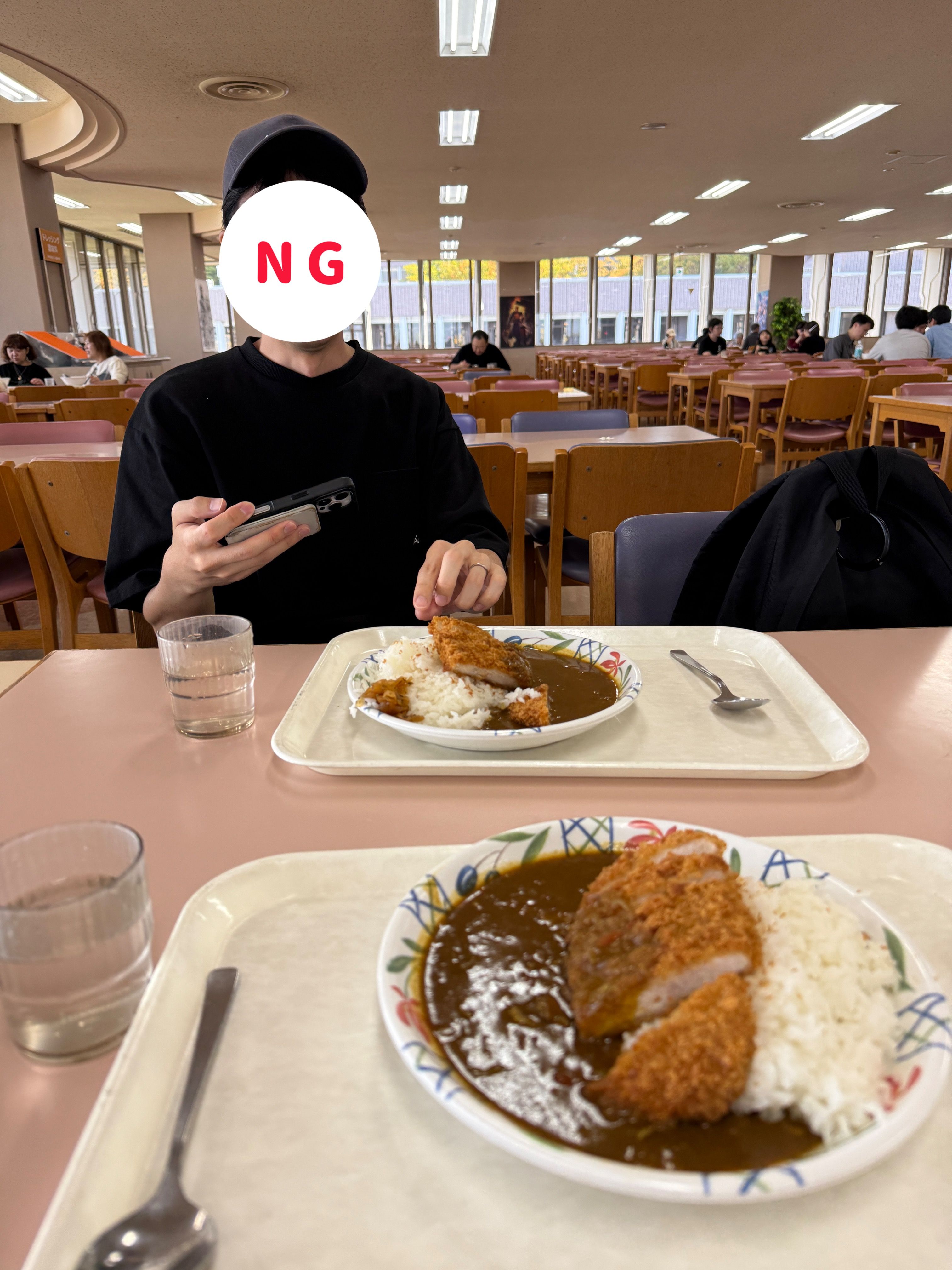 20年ぶりに母校のカツカレーを食べる